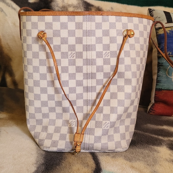 Close out Sale⚠️⚠️⚠️ SALE 💯 XL Louis Vuitton Neverfull GM AZUR - Picture 3 of 14